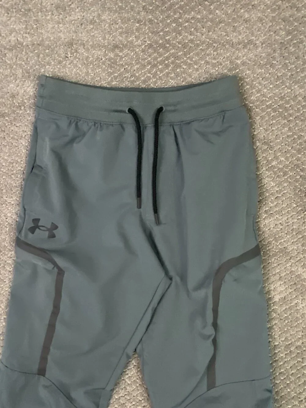 Under Armour Pants Mens Small Gray Sportstyle Elite Cargo Joggers Gym Running UA - Picture 2 of 13